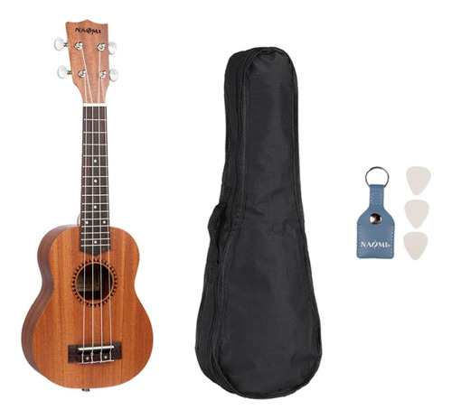 Ukelele Soprano 4 Cuerdas Profesional Con Púas Guitarra