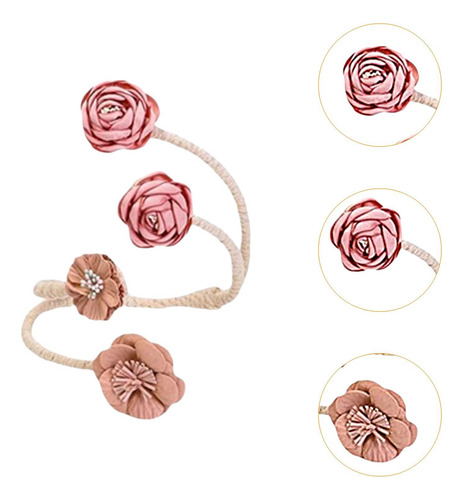 Clip De Sujeción Para Cortina, Alzapaños Para Rosa