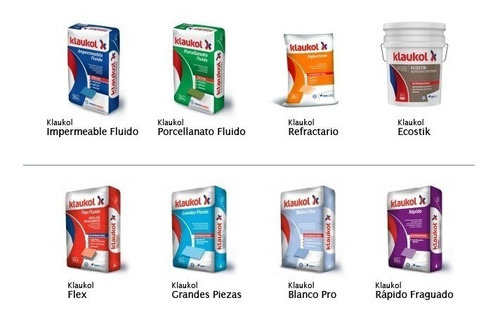 Imagen 3 de 4 de Pegamento Adhesivo Klaukol Flex Para Porcelanato X 30