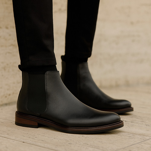 Bota Chelsea Hombre Cuero Dino Butelli Vestir Casual