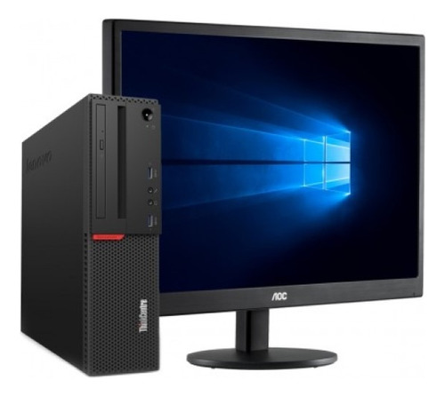 Imperdible Pc Lenovo + Monitor (i5-7400, 8gb Ram, 240gb Ssd) (Reacondicionado)