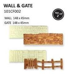 Cortador De Cerca Muro Pared Granja Fondant Galleta