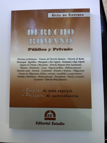 Libro Guia De Estudio Derecho Romano Publico Y Privado 