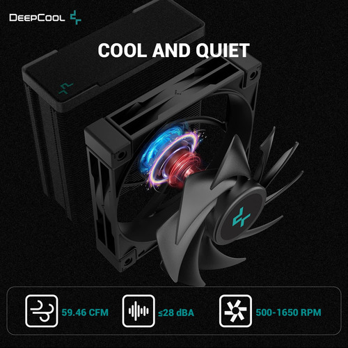 Deepcool Ak400 Zero Dark Plus Disipador De Aire Para Cpu ...