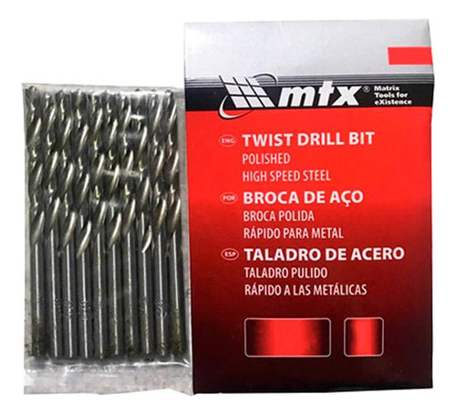 Broca Aco Rapido Mtx 18,0mm - Kit C/5 Unidades