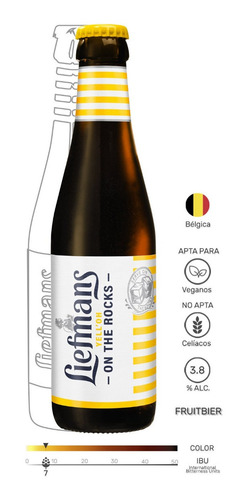 Liefmans Yell'oh Cerveza Belga Frutal - mL a $40