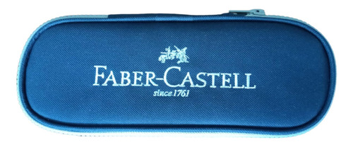 Estuche Lapicera Kit Escolar Azul 18 Piezas Faber Castell