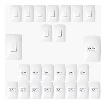 Comprar 15 Tomadas + 10 Interruptores Modular Casacompleta Blux Home