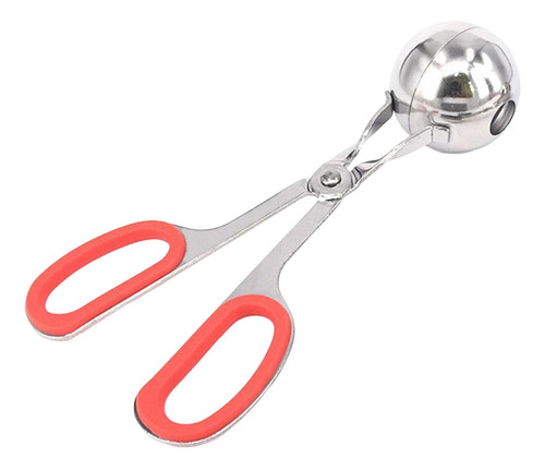 2 Pinzas Para Hacer Albóndigas, Cuchara Para , Pastel Rojo