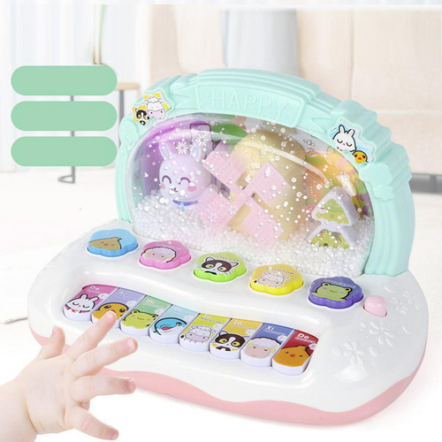 Mini Teclado Piano Juguete Sensorial De Aprendizaje