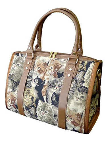 Signare 93038cat Gato Tapiz Bolso Grande