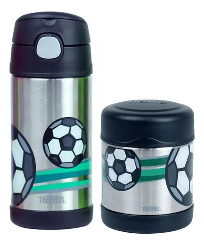 Kit Copo Garrafa Térmica Thermos + Pote Térmico Infantil