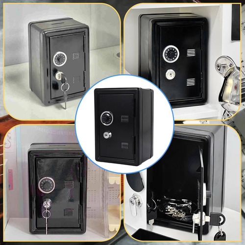 W7crystally-safe Box Organizer Iron Desk Decorative Box Pigg