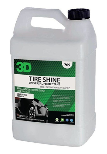Tire Shine 3d Acondicionador De Cubiertas Plasticos Y Gomas