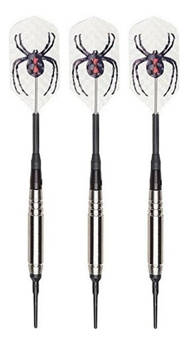 Silver Widow Soft Tip Tungsten Darts Smooth Barrel 18 Gramme