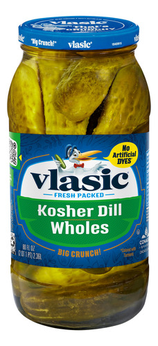 Vlasic Pepinillos Enteros Dill Pickles 2.36 L 2pack