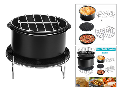 Accesorios De De Aire De 6 Pulgadas Bandeja De Pizza Rejilla