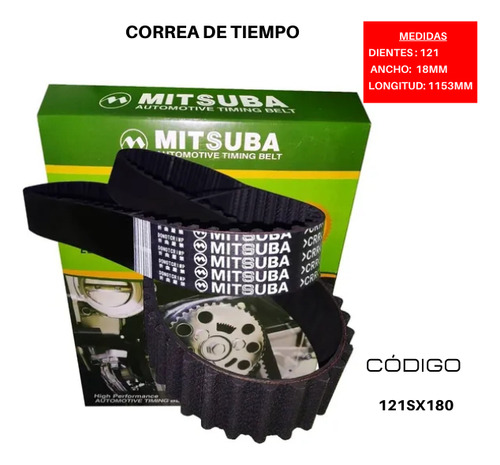Correa Tiempo Seat Cordoba 1.8 6k1 6k2saloon I A 1993 2002