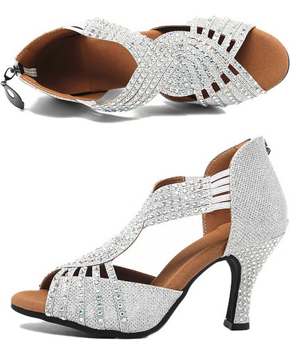 A Zapatos De Baile Latinos Con Diamantes, Baile, Uso Interno