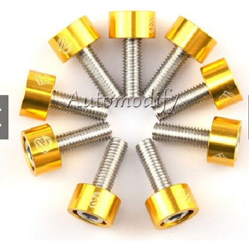 Tornillo Y Arandela De Lujo 8mm X 9 Unidades