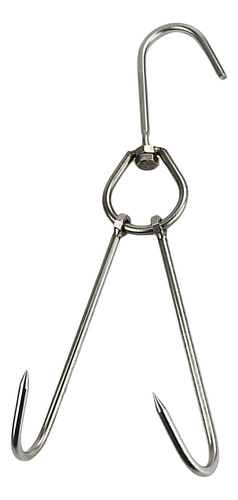 4pcs Ronda De Material Acero Inoxidable De 3 Patas Gancho