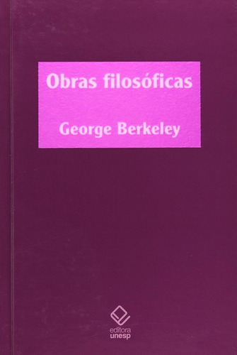 Obras Filosóficas, De Berkeley, George. Editora Unesp, Capa Mole Em Português