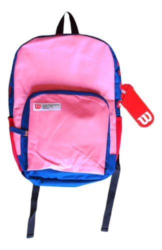 Bolso Morral Wilson Color Azul/rosa