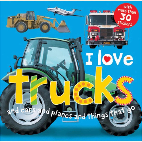 I Live Trucks, Libro En Inglés Bebés
