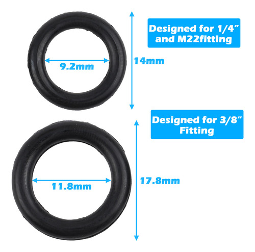Para Limpeza Do Anel De Vedação De 1/4 3/8\\\ Connect Coupl