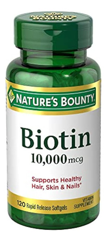 Nature's Bounty, Suplemento Vitaminico Para El Cabello