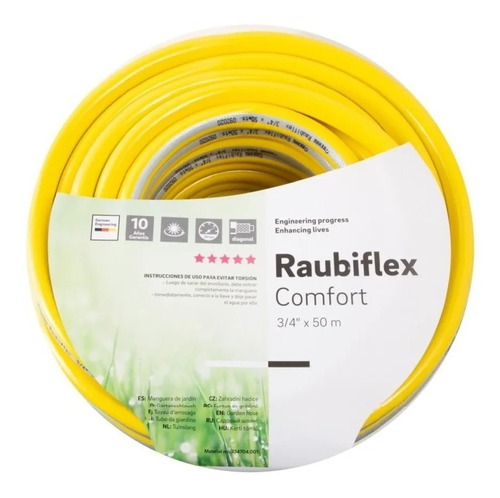 Manguera Mallada Raubiflex Premium Alta Presion 3/4 X 50mts