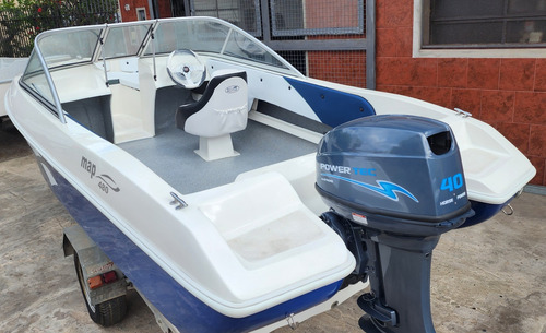 Lancha Map 480 Y 40hp Promo 3 Unidades Náutica Milione 8