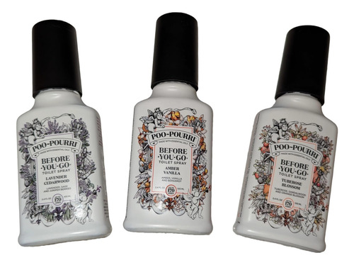 Set De Aerosol Para Inodoro Poo-pourri, 100 Ml, 3 Unidades