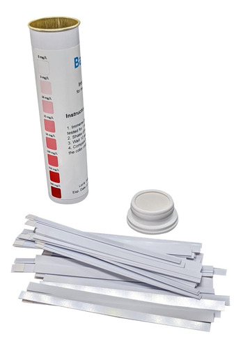 Franja De Prueba De Hierro 0-500 Ppm Para Medir El Hierro En