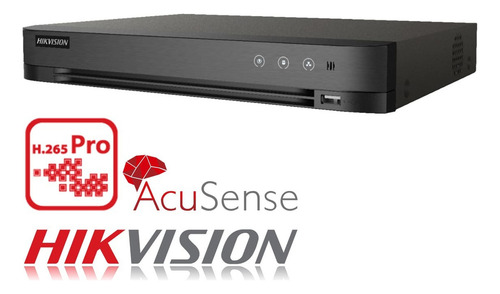 Dvr Hikvision Acusense 4ch 5en1 3k 5mp Ids-7204hqhi-m1/s