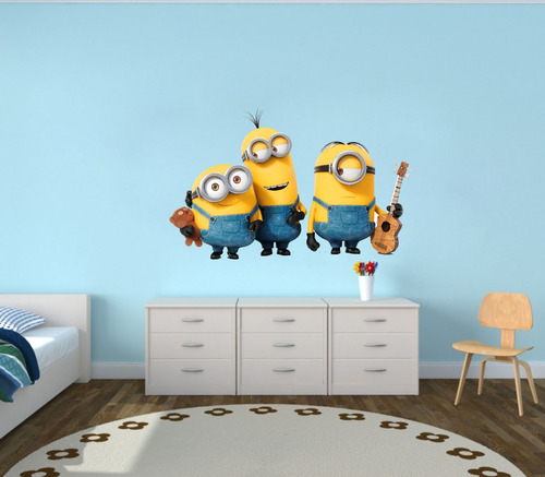 Vinilo Pared Minions2 Gigantografía Decoracion Wall Stickers