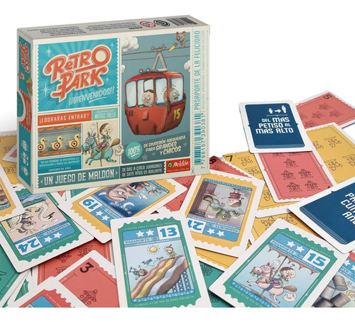 Retro Park Juego De Mesa Cartas Familiar Original Maldon