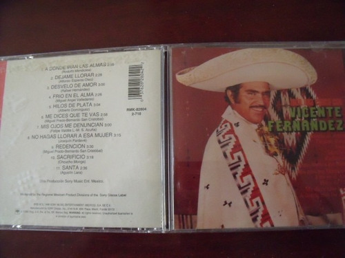 Cd Vicente Fernandez, A Donde Iran Las Almas