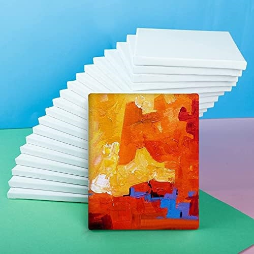 Paquete De 20 Lienzos Para Pintar Con 8x10, Lienzos Para Pin