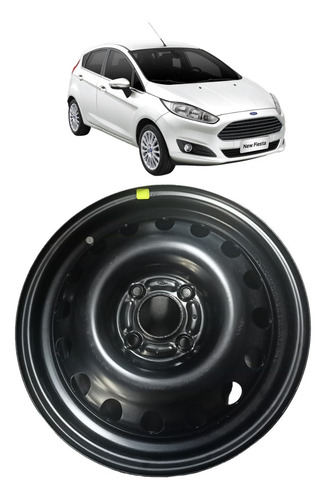 Roda Aço New Fiesta 2016/18 Aro 15 Original Ford