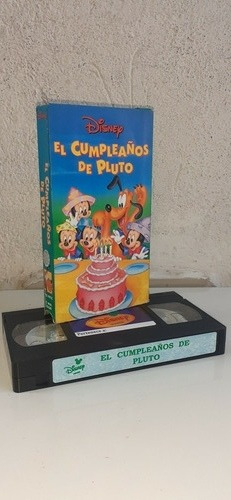 Vhs  El Cumpleaños De Pluto Walt Disney En Español 