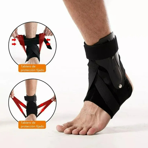 Protección De Tobillo/soporte De Tobillo/fijación De Tobillo Negro -xl