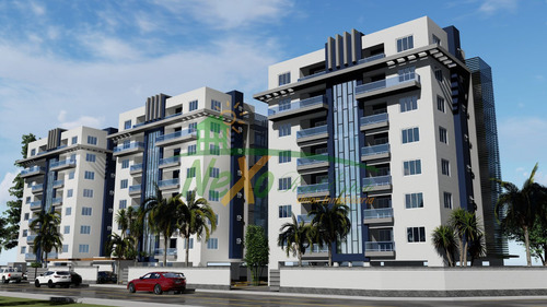 Imagen 4 de 11 de Apartamento En Torre Próximo Al Homs Santiago (eaa-387 A)