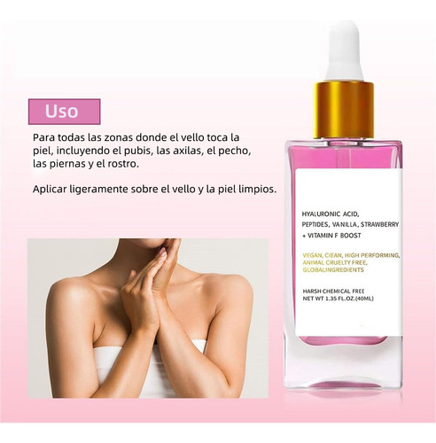 C Óleo Pós-barba De Morango E Baunilha Para Mulheres