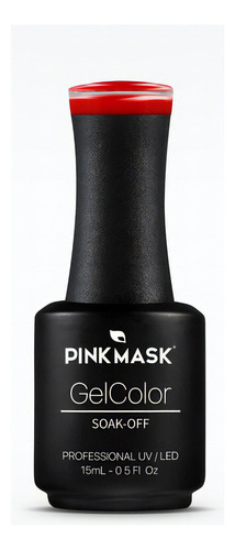 Gel Color  Pink Mask 136 Volcano Color Rojo