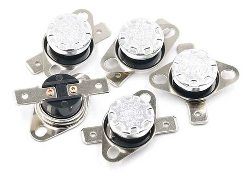Imagem 1 de 3 de Termostato Ksd301, 65°c 250v 10a, Normal Fechado Kit 5 Peças