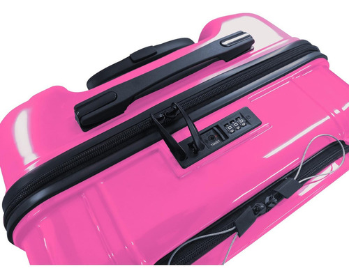 Maleta Rígida 28'' Skypeak Pearl Color Rosa Con Candado Tsa