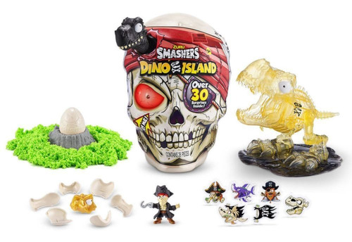 Smashers Isla Calavera Dino Island +30 Sorpresas Dinosaurio