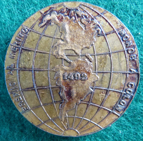 Medalla Merito Honor A Colón Soc. Sarmiento Y Medica 1882 (9