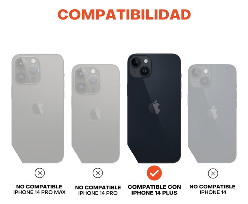 Funda Para iPhone 14 Plus Griffin Survivor Clear